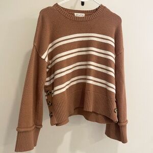 Marled by Reunited Clothing Striped Sweater M